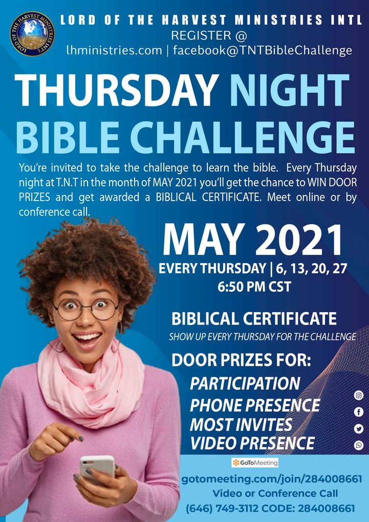 TNT Challenge Biblical Challenge 1